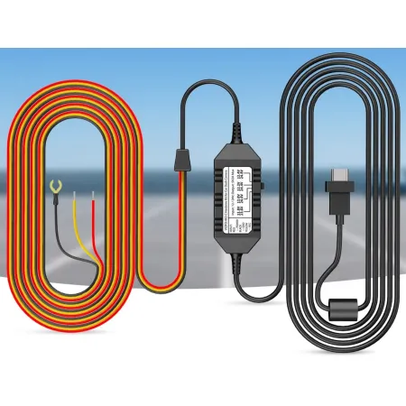 Viofo HK3 USB-C – Zasilacz 12–24V do kamer samochodowych z trybem parkingowym